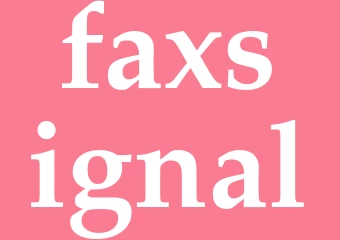 Synonym faxsignal