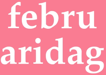 Synonym februaridag