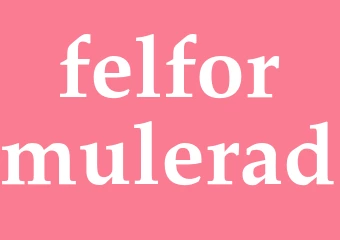 Synonym felformulerad
