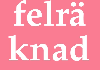 Synonym felräknad
