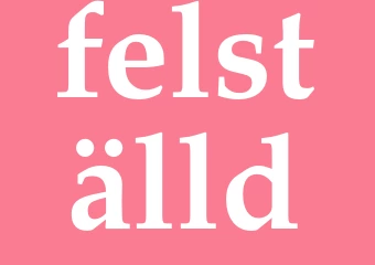 Synonym felställd