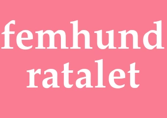 Synonym femhundratalet
