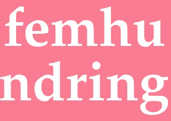 Synonym femhundring