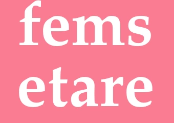 Synonym femsetare