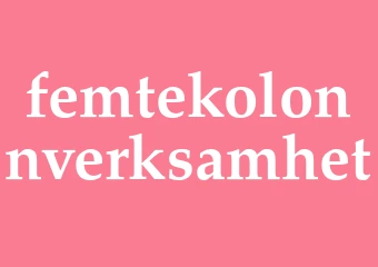 Synonym femtekolonnverksamhet