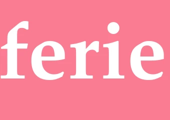 Synonym ferie