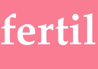 Synonym fertil