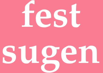 Synonym festsugen