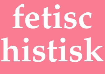 Synonym fetischistisk