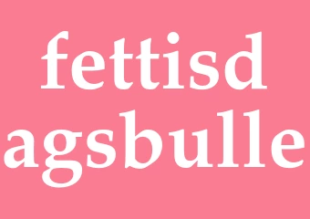 Synonym fettisdagsbulle