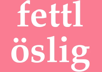 Synonym fettlöslig