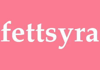 Synonym fettsyra