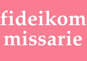 Synonym fideikommissarie