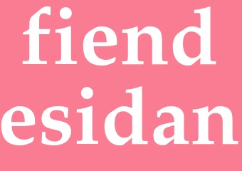 Synonym fiendesidan