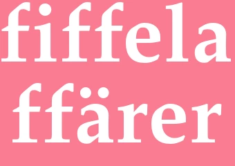 Synonym fiffelaffärer