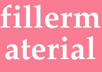 Synonym fillermaterial