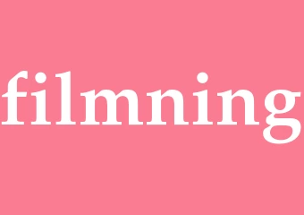 Synonym filmning
