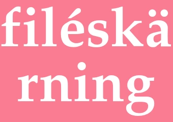 Synonym filéskärning
