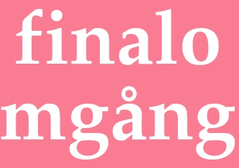 Synonym finalomgång