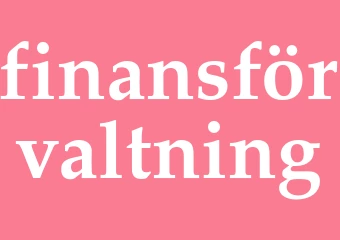 Synonym finansförvaltning