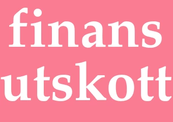 Synonym finansutskott