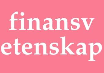 Synonym finansvetenskap