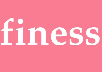 Synonym finess