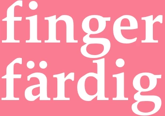 Synonym fingerfärdig