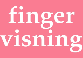 Synonym fingervisning