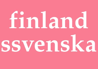 Synonym finlandssvenska