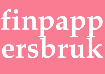 Synonym finpappersbruk