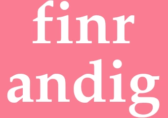 Synonym finrandig