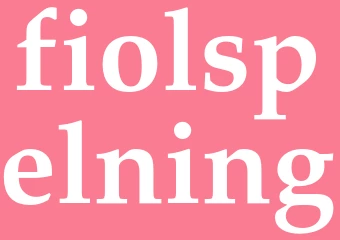 Synonym fiolspelning