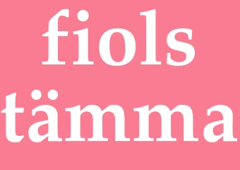 Synonym fiolstämma