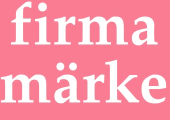 Synonym firmamärke