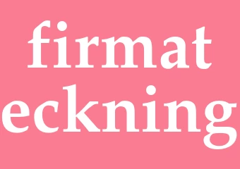 Synonym firmateckning