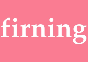 Synonym firning