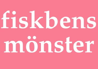 Synonym fiskbensmönster