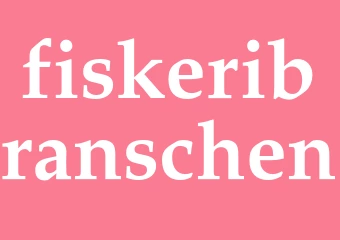 Synonym fiskeribranschen