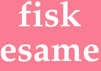 Synonym fiskesame