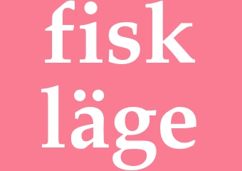 Synonym fiskläge