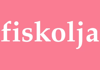 Synonym fiskolja
