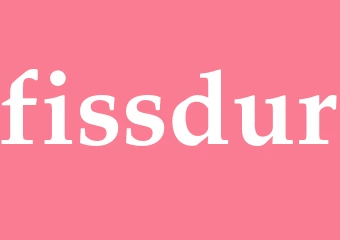 Synonym fissdur