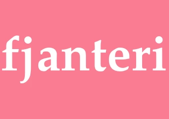Synonym fjanteri