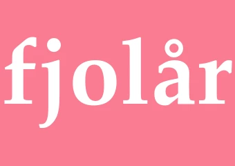 Synonym fjolår