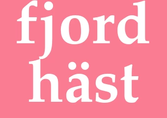 Synonym fjordhäst
