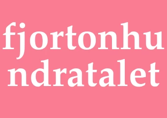 Synonym fjortonhundratalet