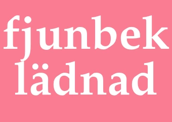 Synonym fjunbeklädnad