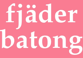 Synonym fjäderbatong