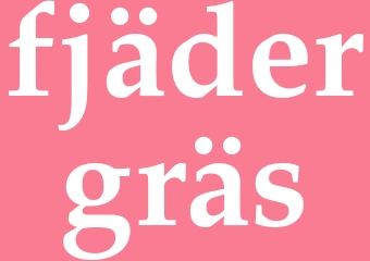 Synonym fjädergräs